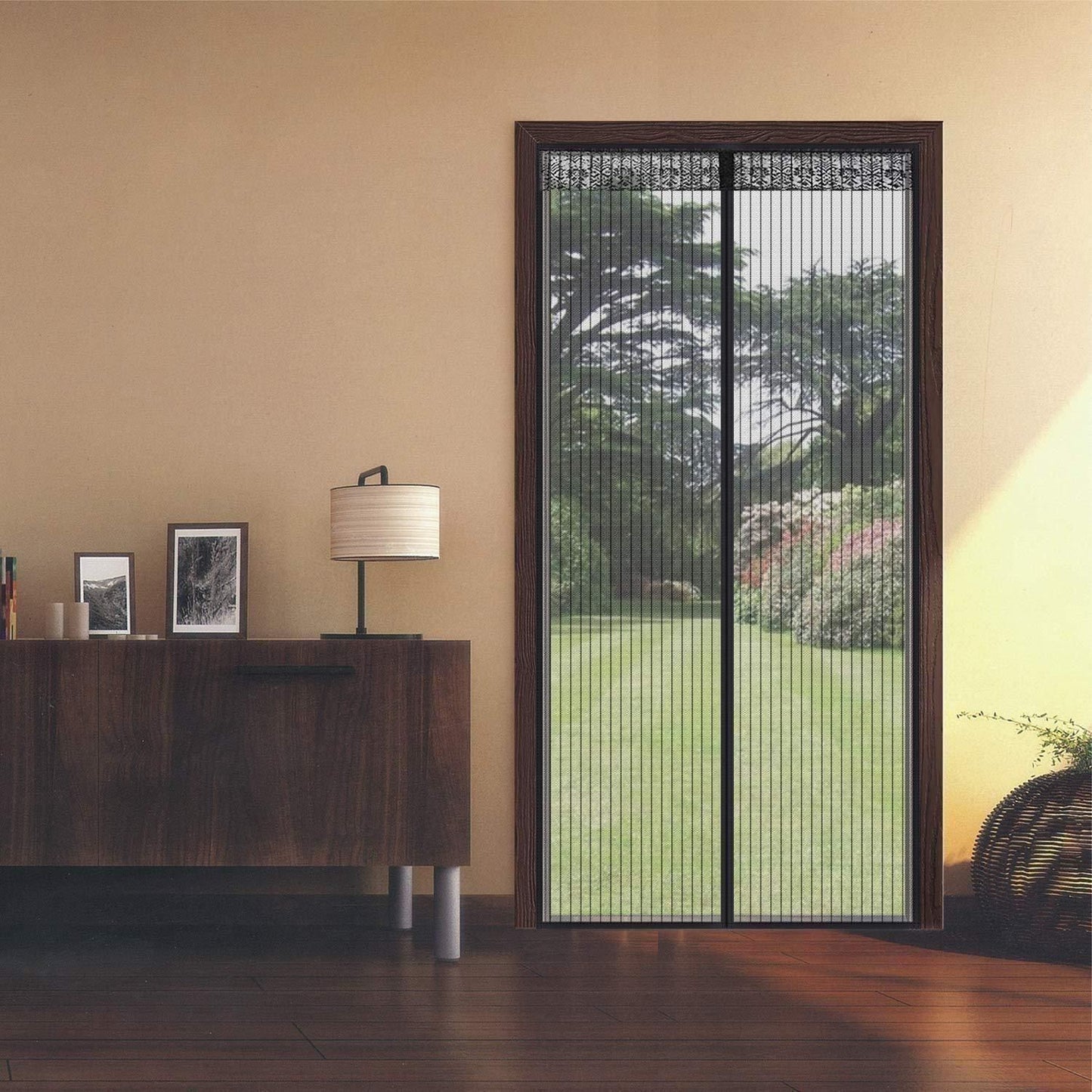 Magnetic Door Mesh Screen – Keep mosquitoes Out, Let Fresh Air In!
