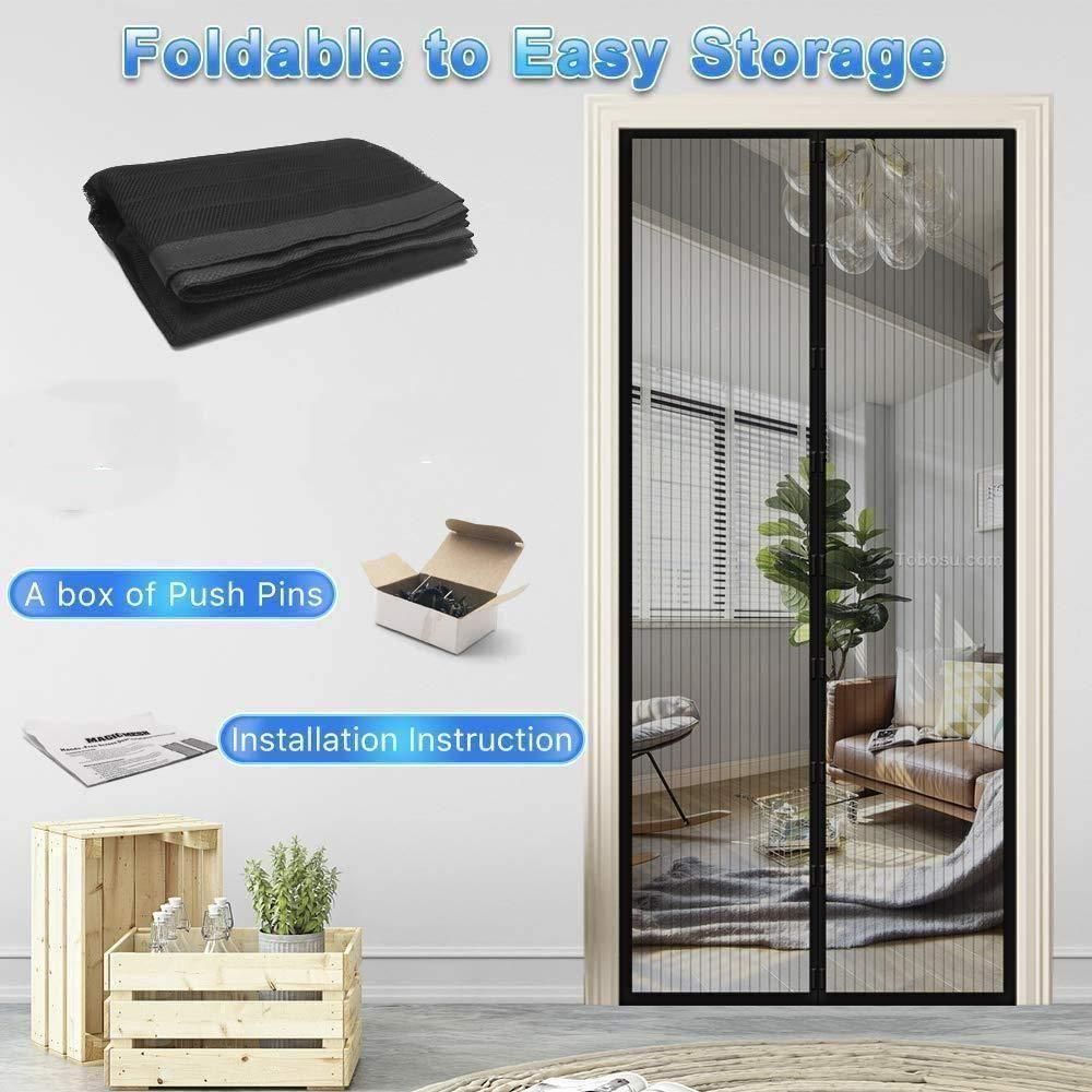 Magnetic Door Mesh Screen – Keep mosquitoes Out, Let Fresh Air In!