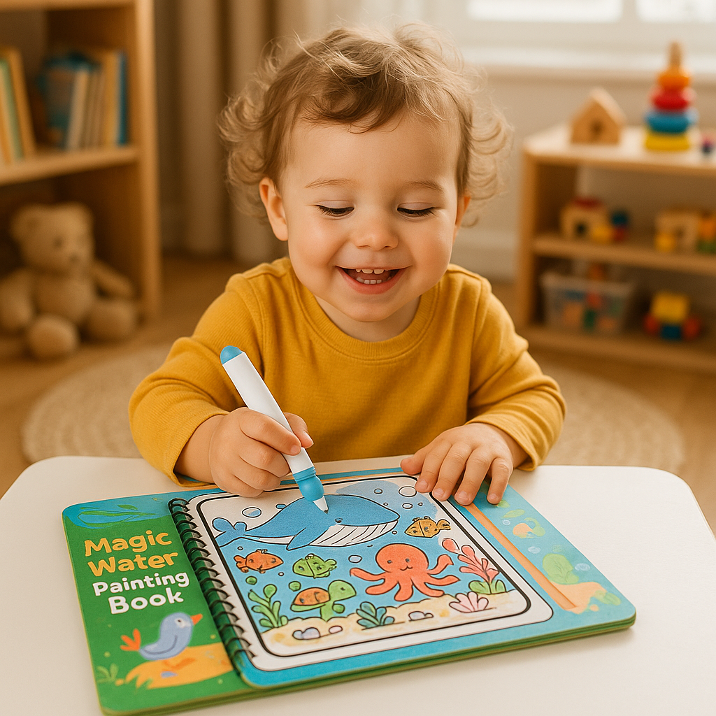 Magic Water Painting Book