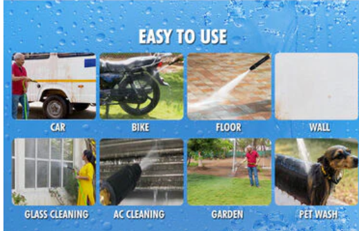 Water Pressure Washing Nozzle Sprayer