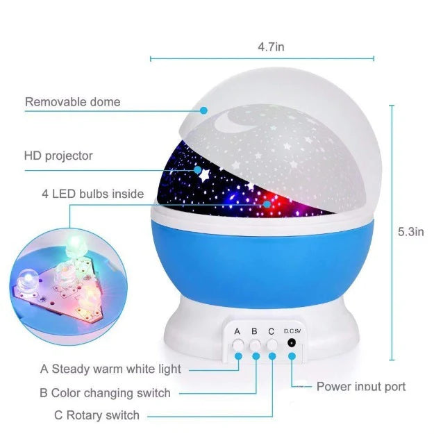Star Projector Night Light