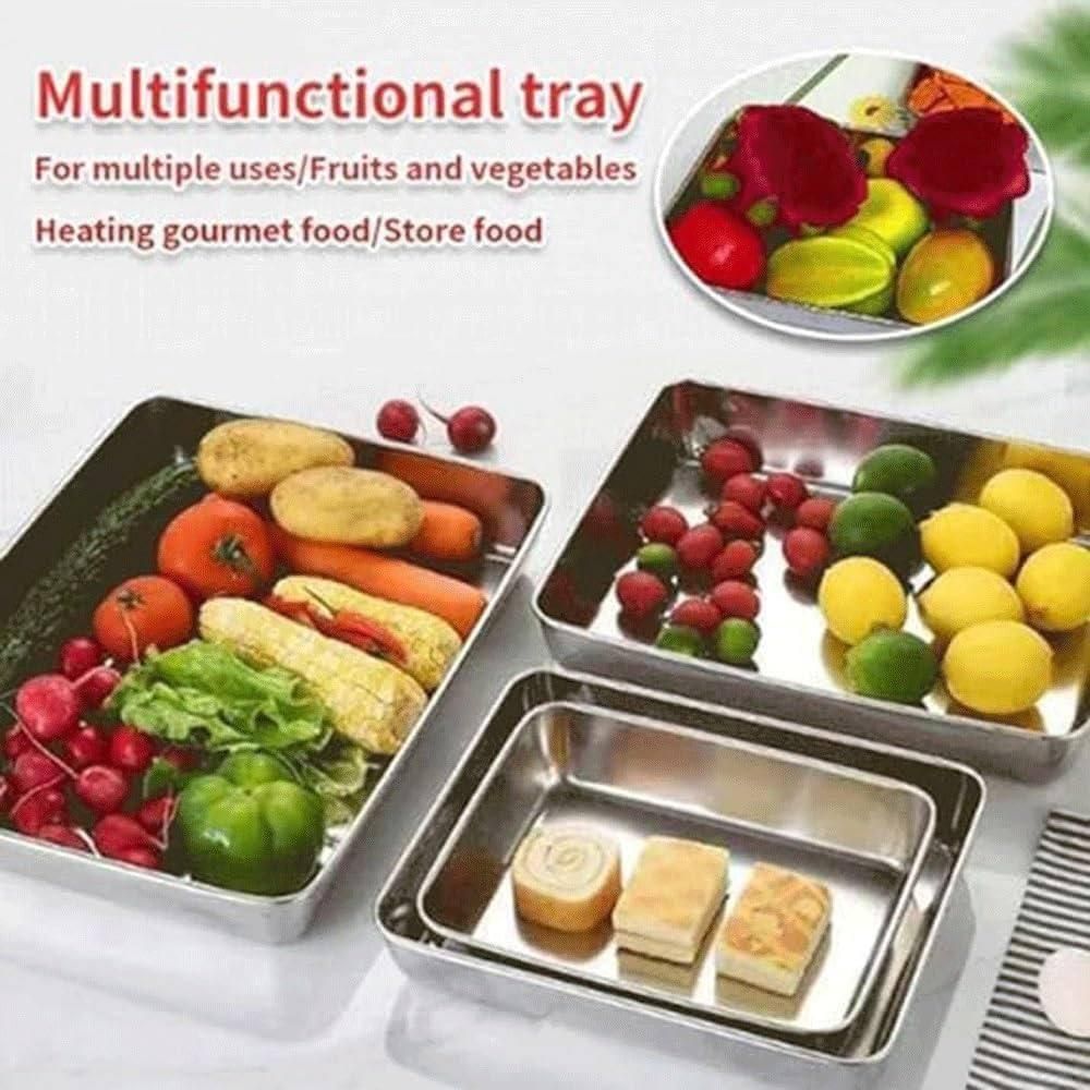 Versatile Non-Stick Baking Pan & Food Storage Box with Airtight Cover
