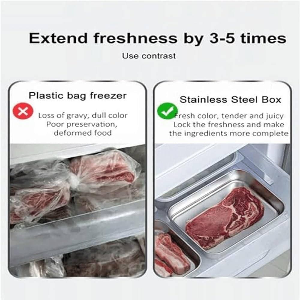 Versatile Non-Stick Baking Pan & Food Storage Box with Airtight Cover