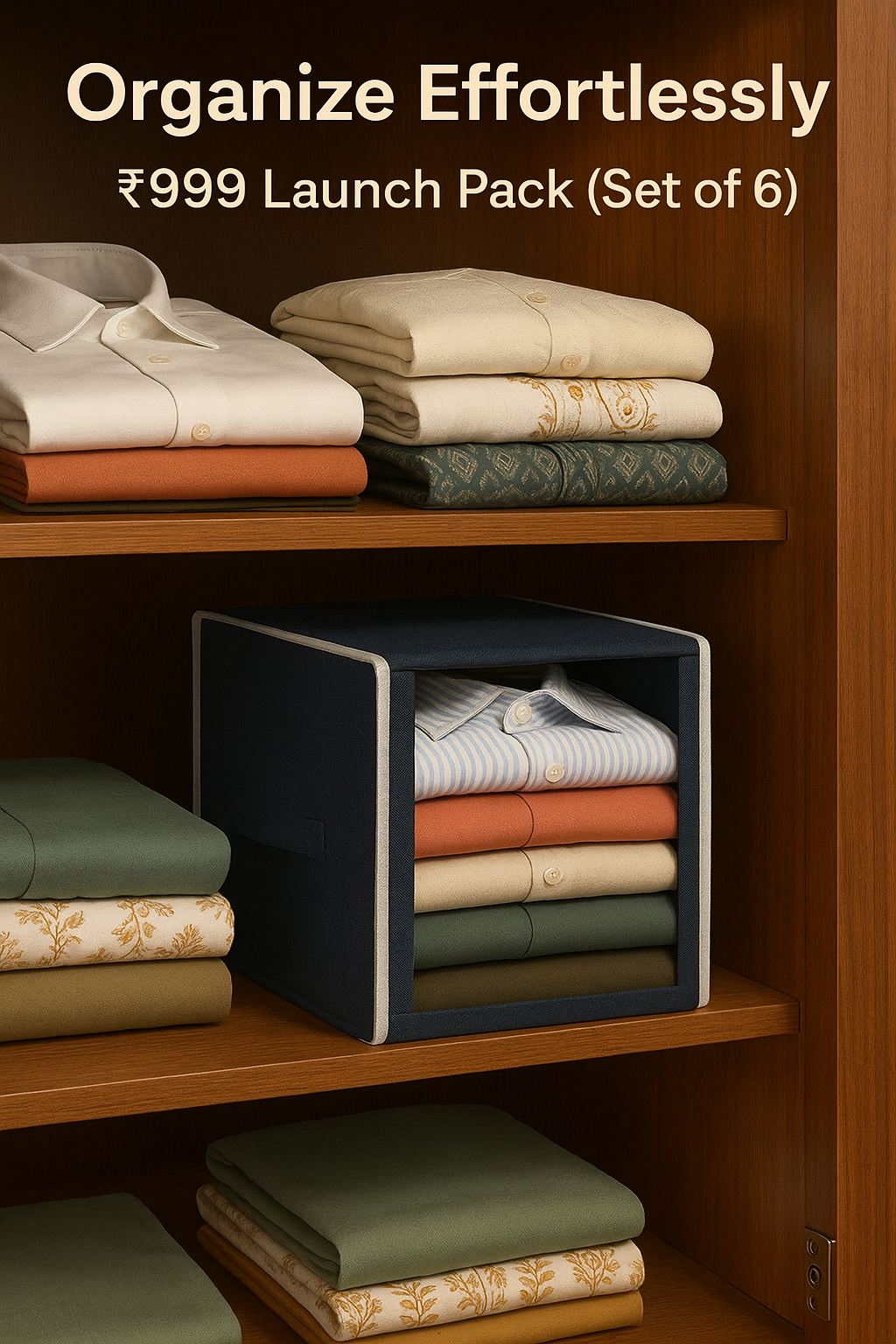 SmartStack Foldable Closet Savers (Buy 2 Get 4 Free)