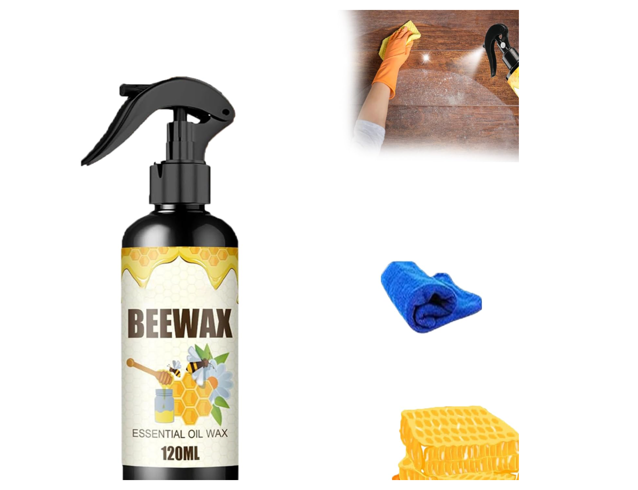 Natural Beeswax Spray, Polish and Cleaner for Wood | 🔥Buy 1 Get 1 Free🔥