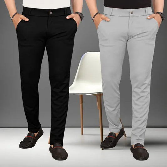 Lycra Mens Pants (Buy 1 Get 1 Free)